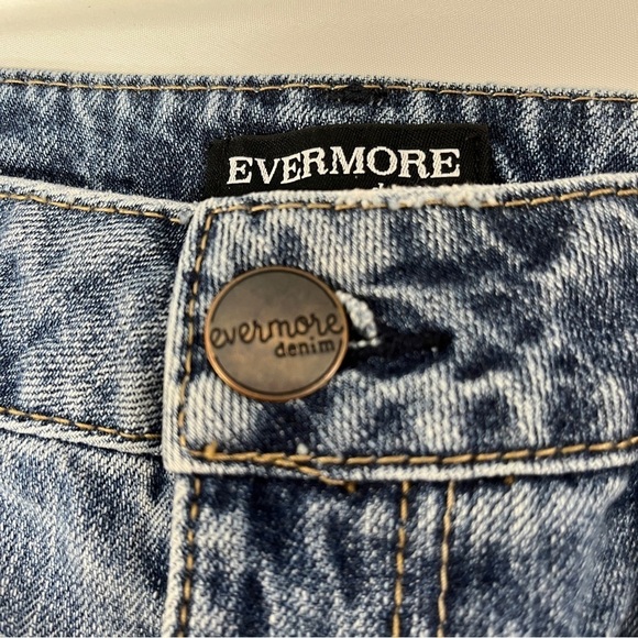 Evermore denim destressed style short skirt size 5 - Picture 6 of 11